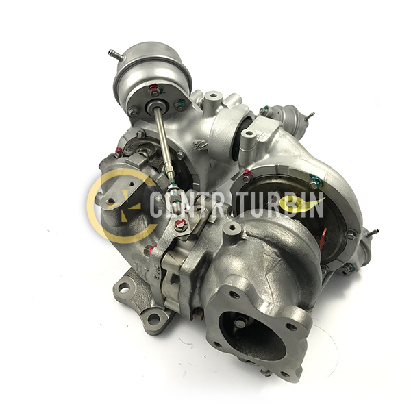 Турбіна твін турбо, twin turbo, 810356-0001, 810357-0003, Mazda CX-5, SH01-13700
